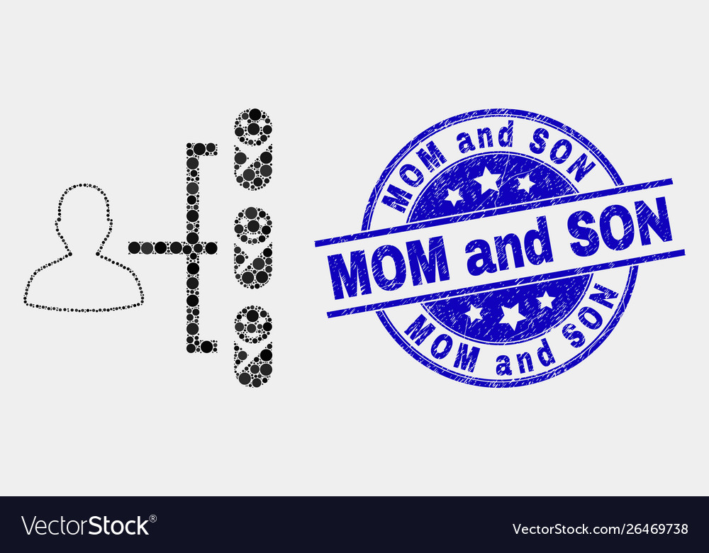 Pixelated newborn parent links icon