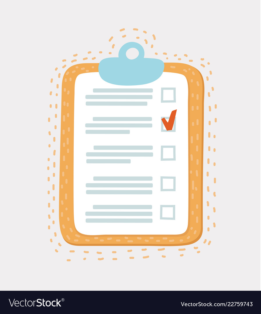 Checklist Icon with Mark