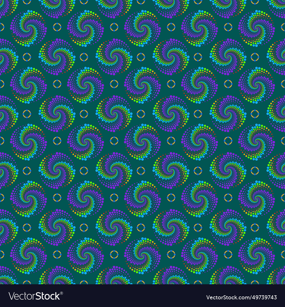 Colored circle pattern