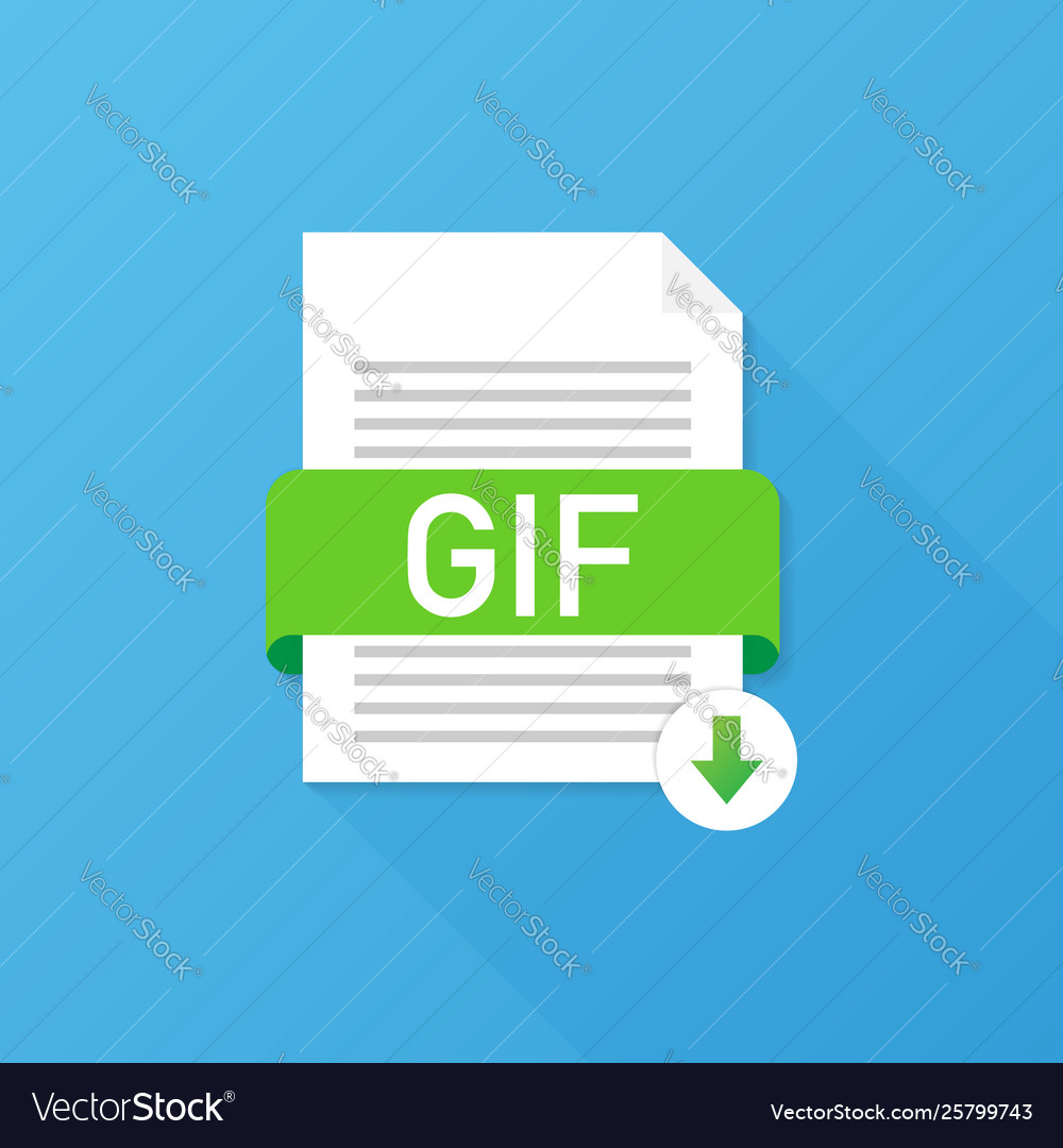 Download von gif-Button Dokument Konzept herunterladen