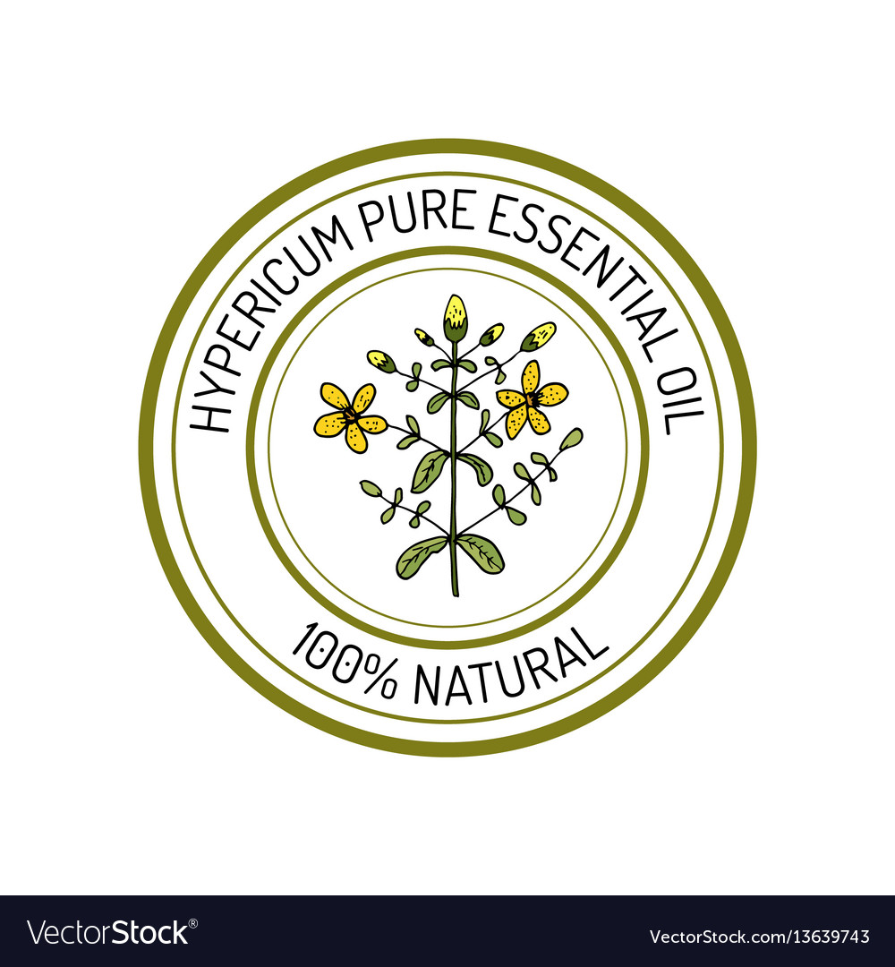 Essential Oil Label Royalty Free Vector Image Vectorstock 8310