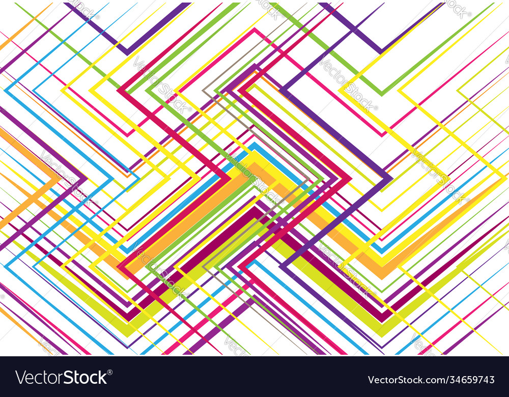 Geometric structure network chaotic jumble vector image Geometric structure network chaotic jumble