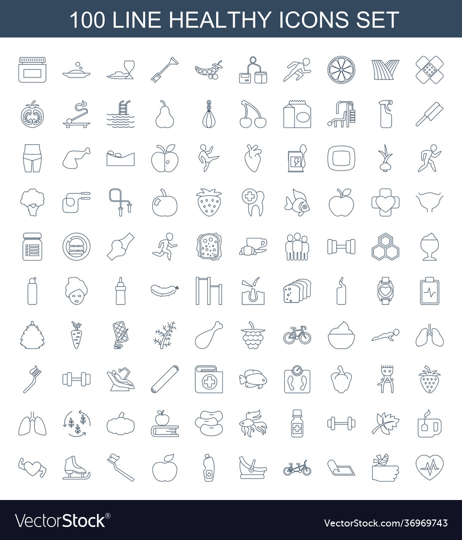 Healthy icons