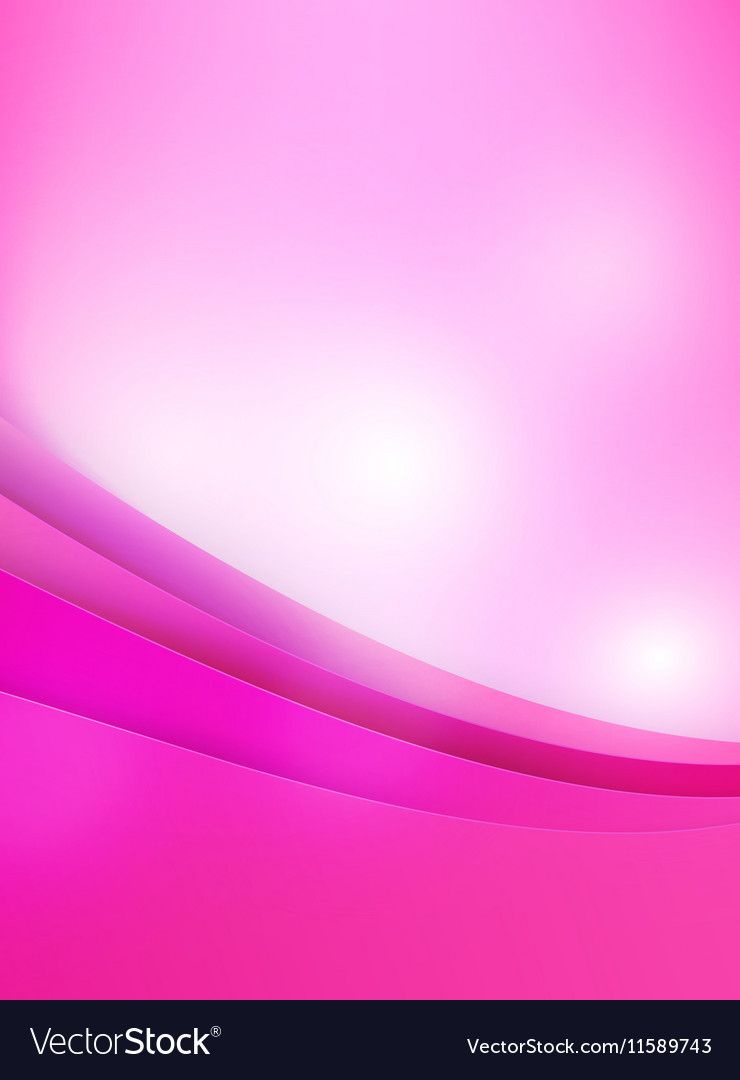Pink Curve Abstract Background