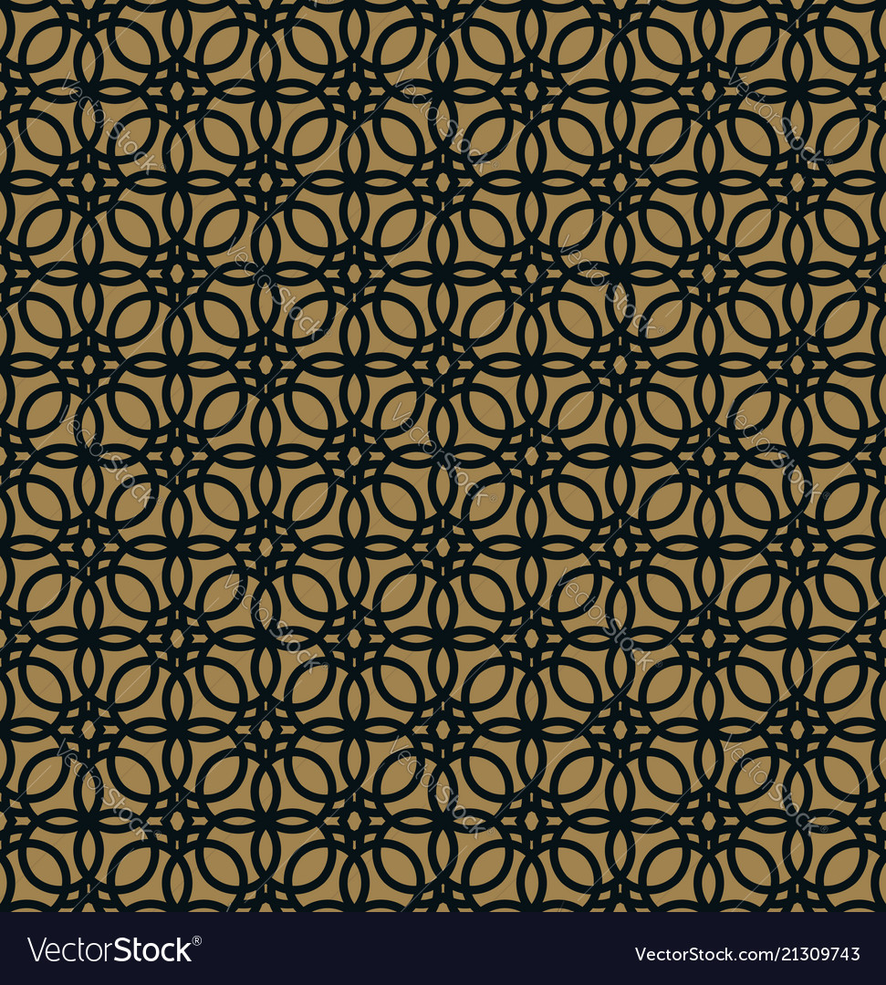 Seamless pattern of intersecting thin gold lines