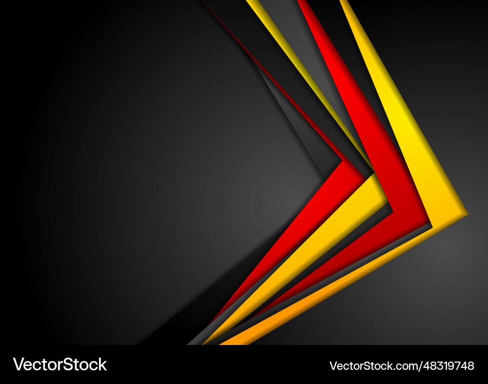 Abstract red orange and black corporate background
