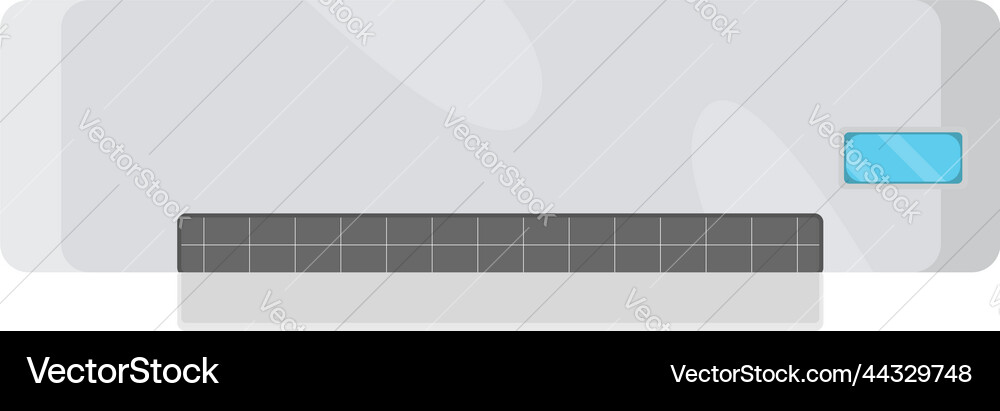 Air conditioner on a white background Royalty Free Vector