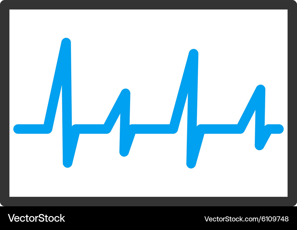 Cardiogram icon Royalty Free Vector Image - VectorStock