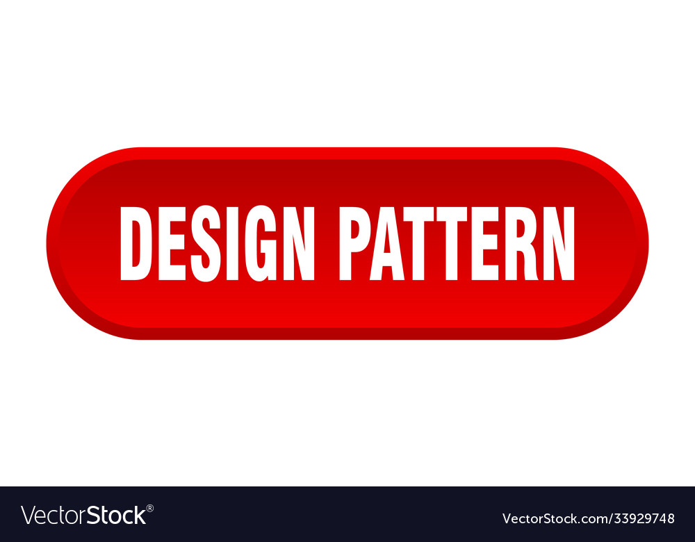 Design pattern button rounded sign on white