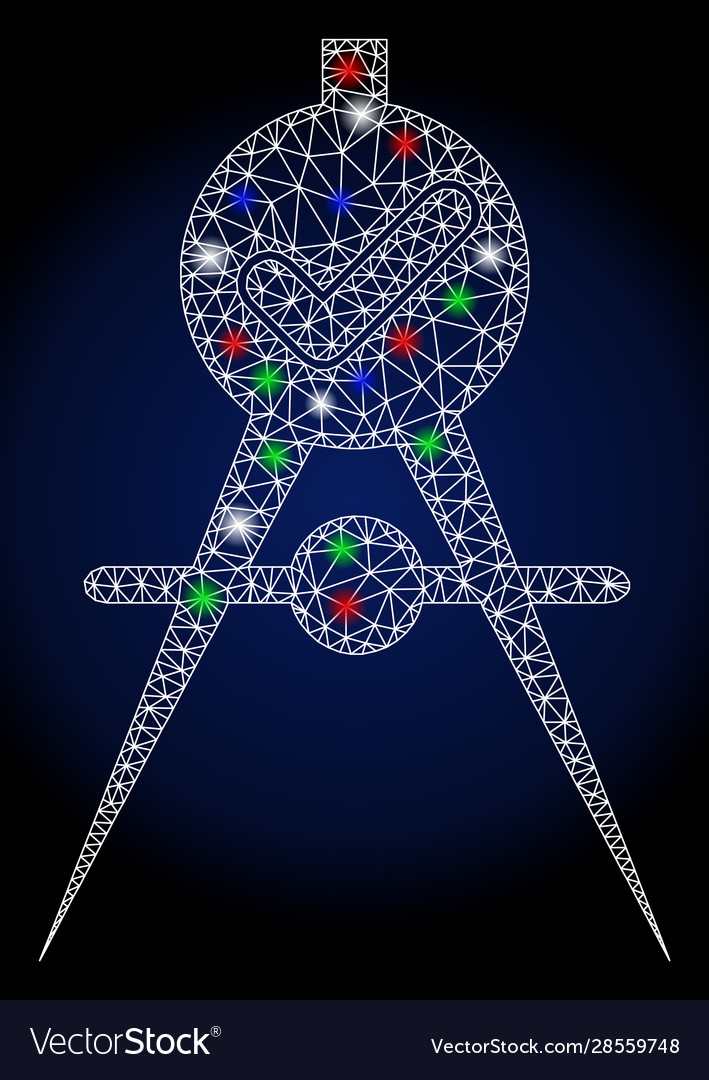 Flare mesh network quality confirmation with vector image Flare mesh network quality confirmation with