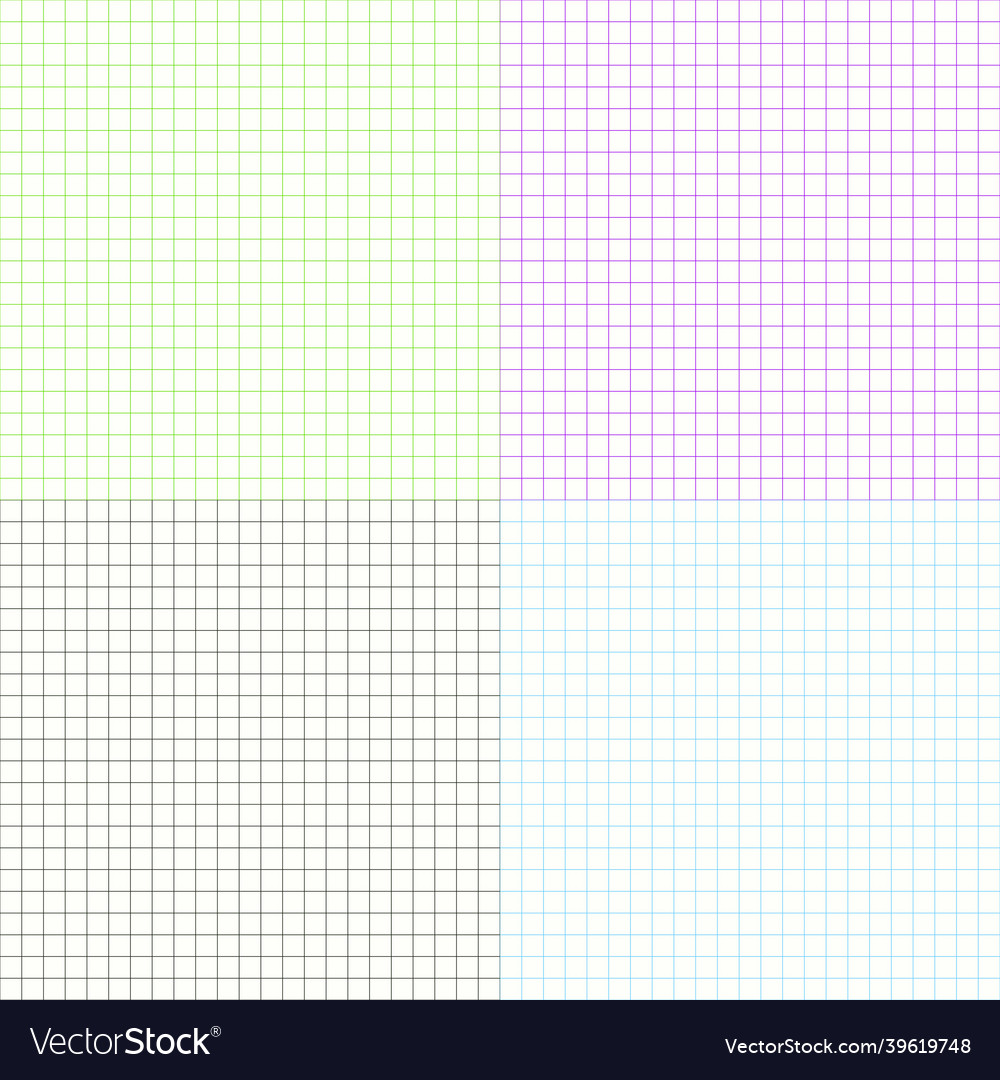 Grid paper abstract squared background with color vector image Grid paper abstract squared background with color