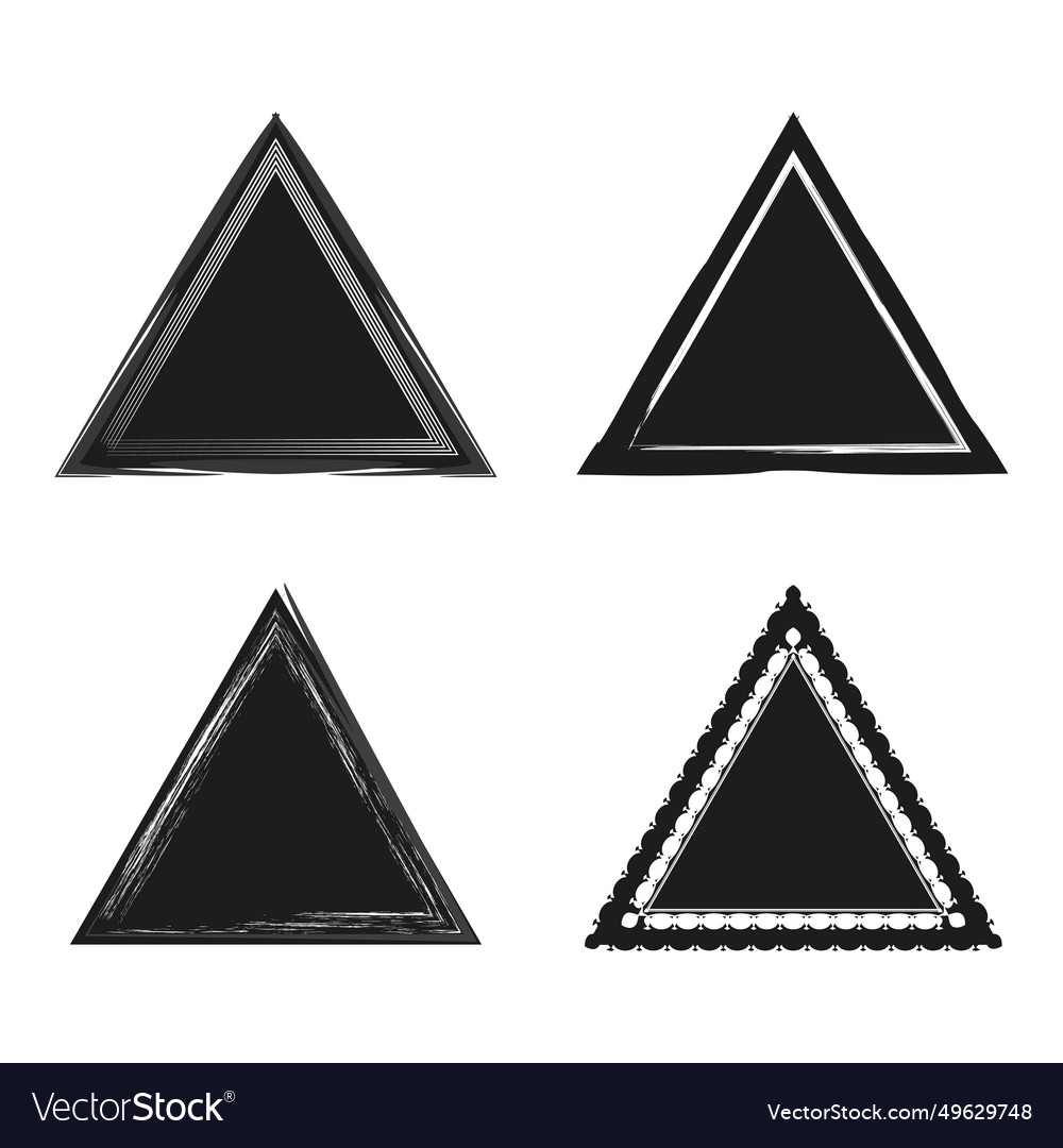 Triangle basic shape eps 10 vector image Triangle basic shape eps 10