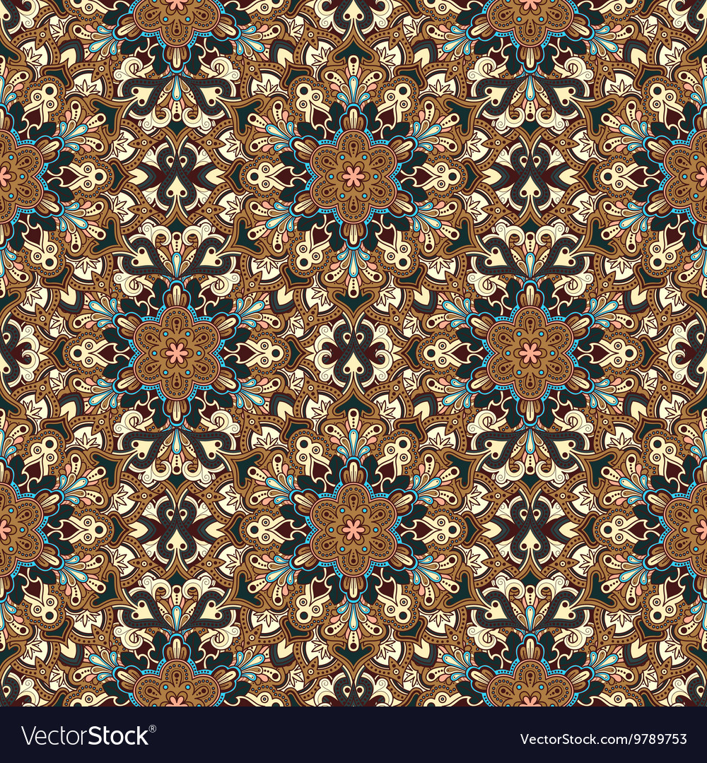 Boho flower pattern