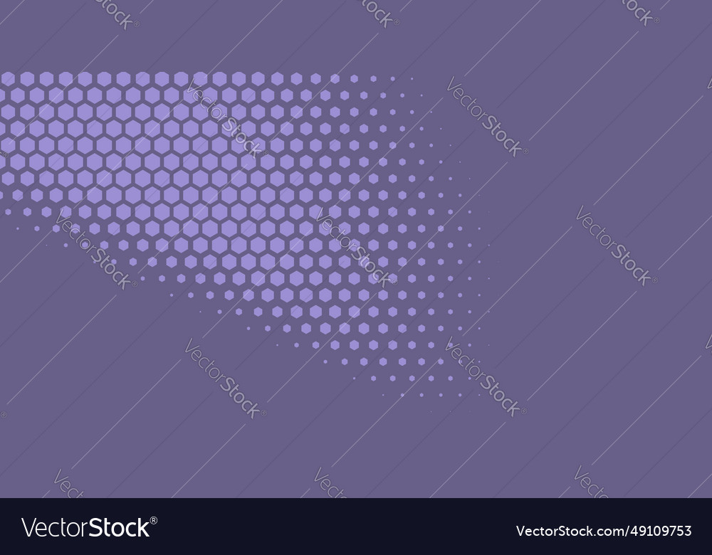 Geometric abstract hexagon two color background