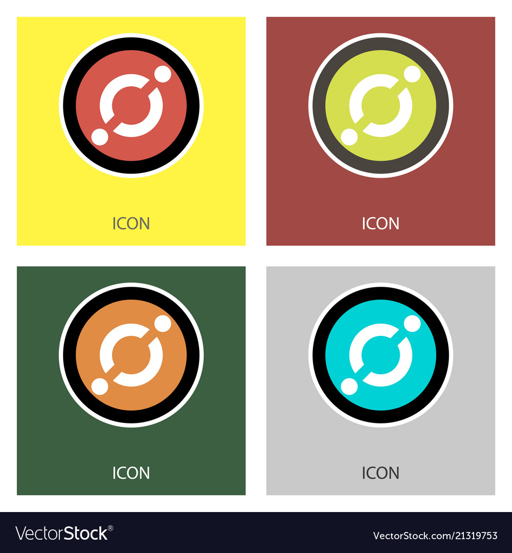 Golden icon coin crypto currency blockchain