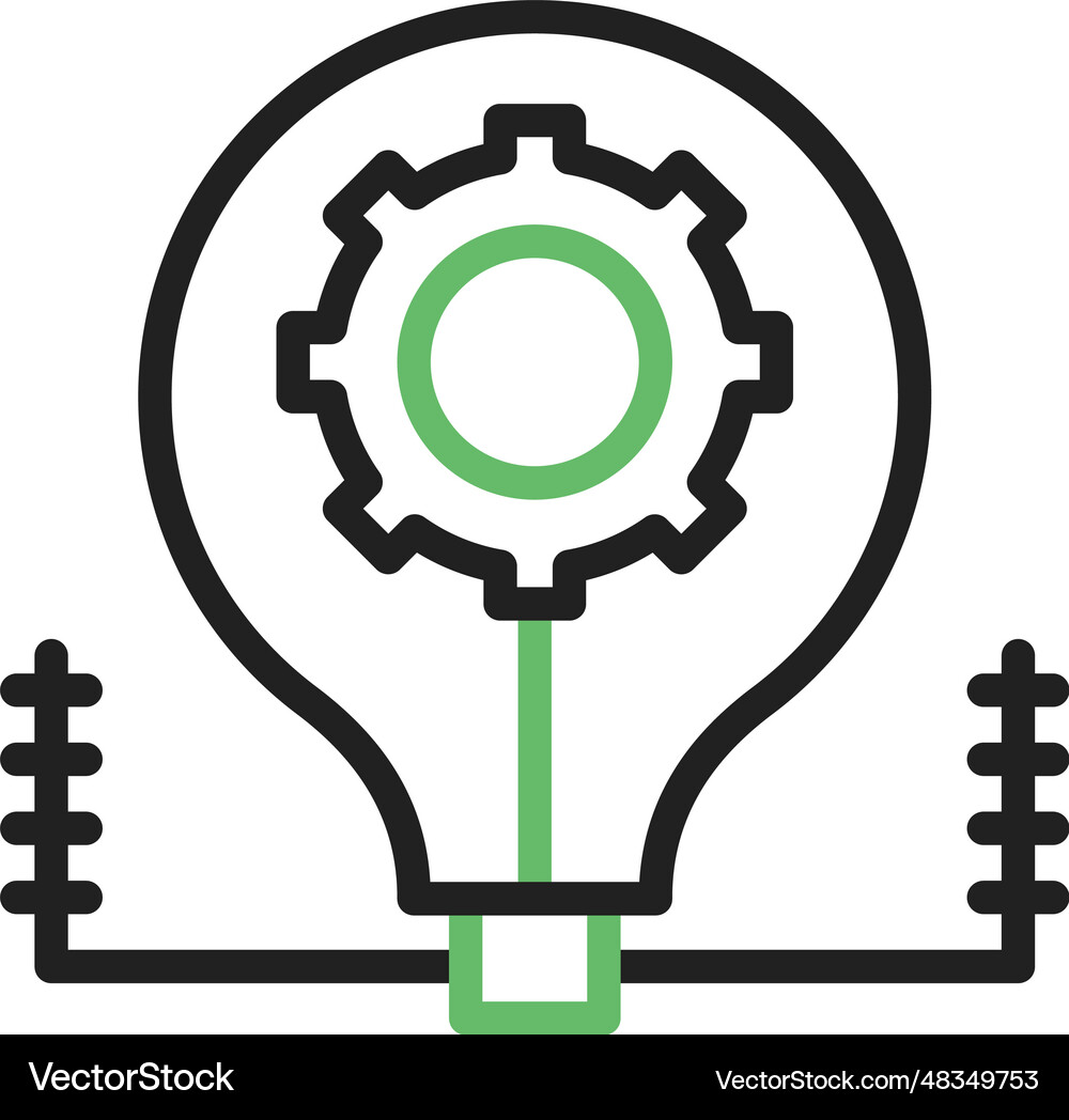 Idea generation icon image Royalty Free Vector Image