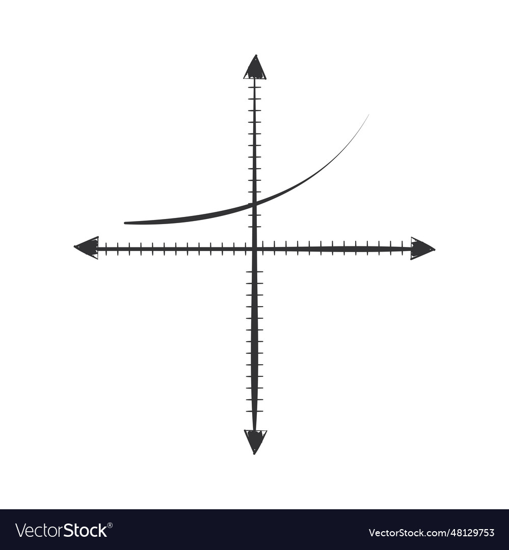 Isolated sketch of a math graph