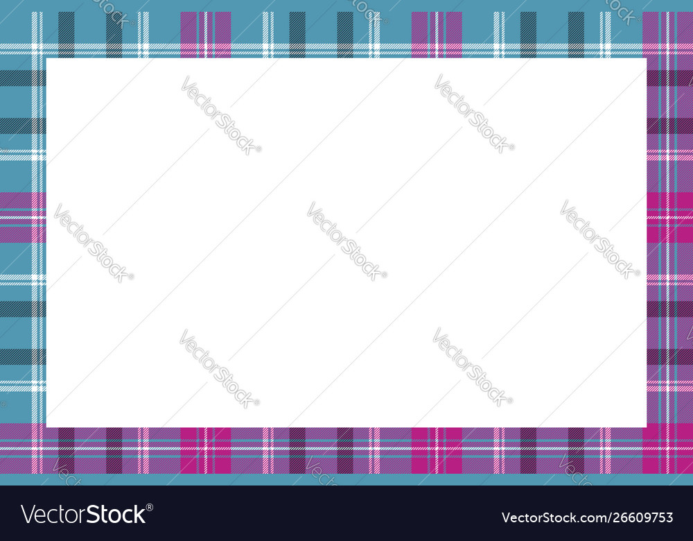 Rectangle frame vintage pattern design template Vector Image Rectangle frame vintage pattern design template