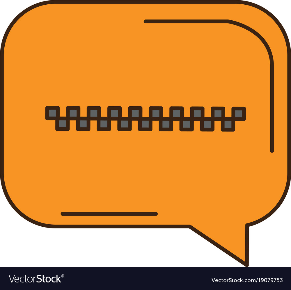 Speech bubble isolated icon