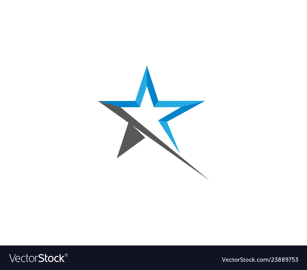 Star logo template Royalty Free Vector Image - VectorStock