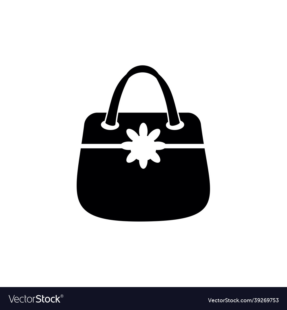 Woman handbag logo design template