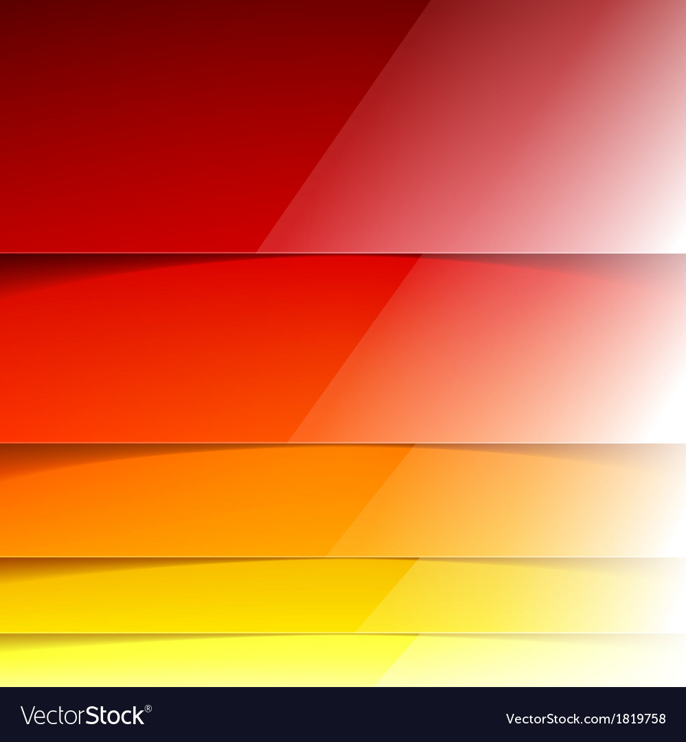 Abstract yellow orange and red rectangle shapes