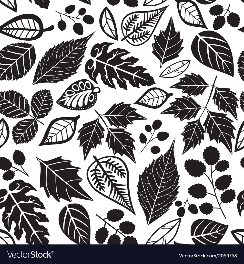 Leaf Abstract Seamless Pattern