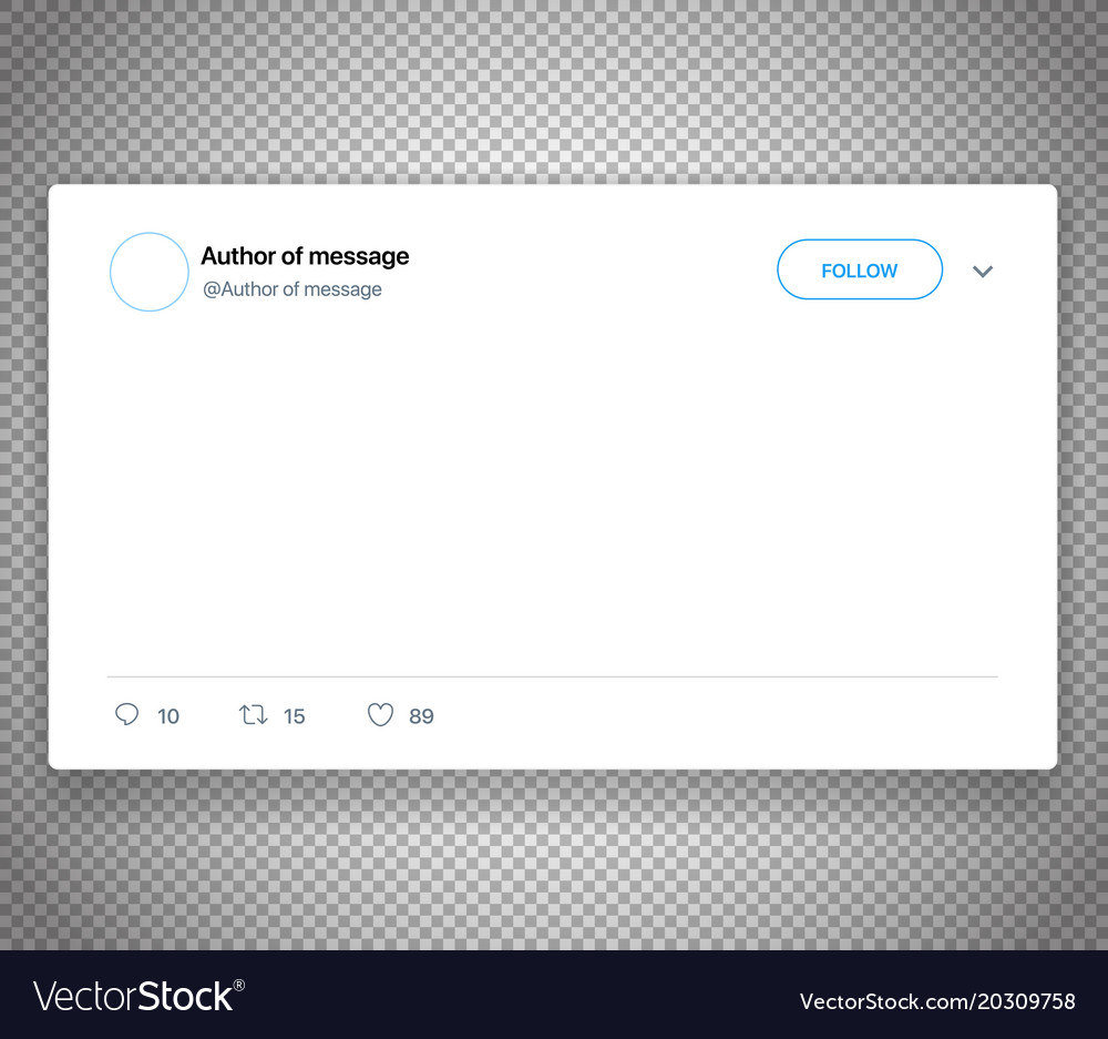 Modern social media post template isolated vector image