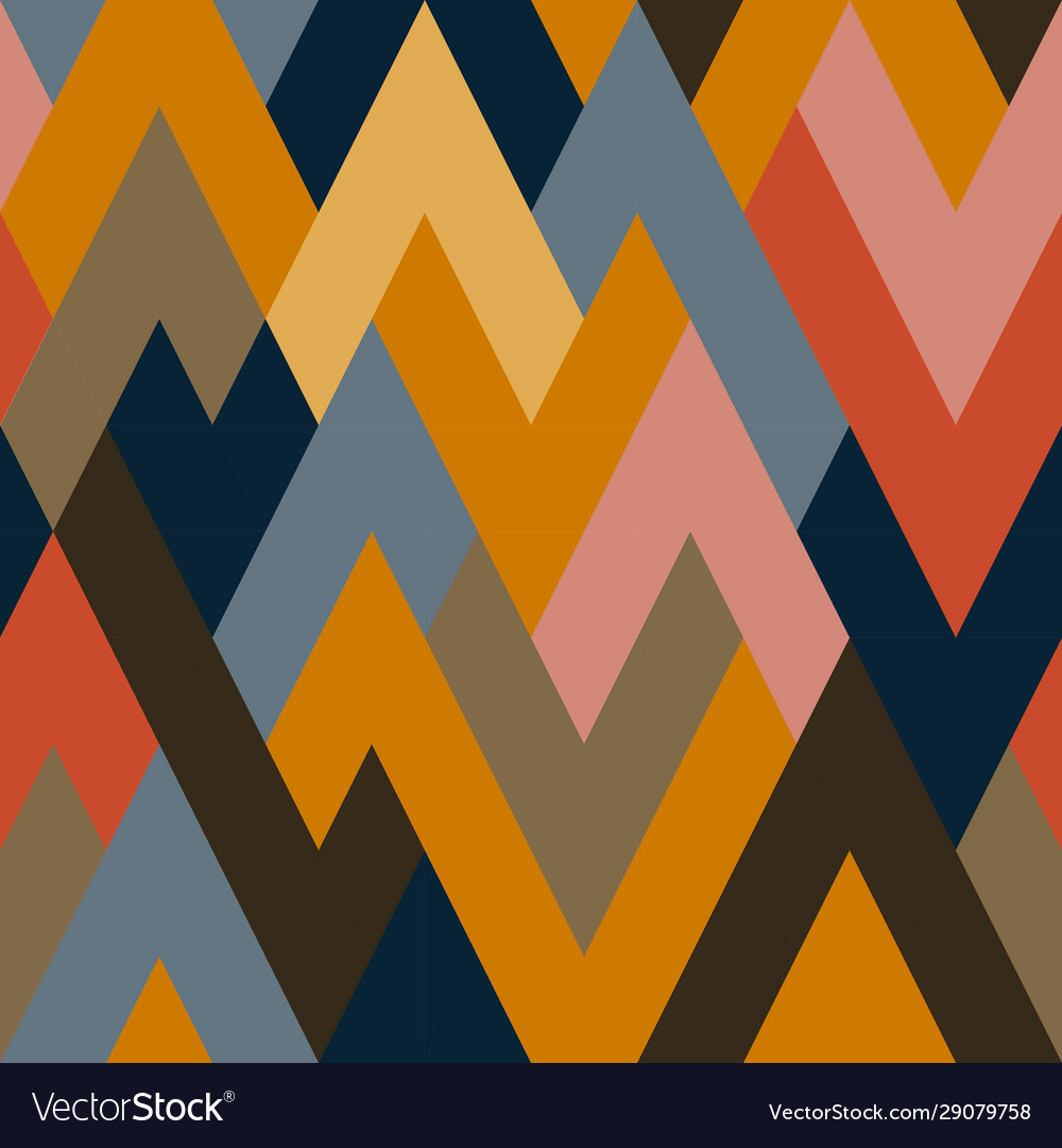Pattern rhombuses in retro style