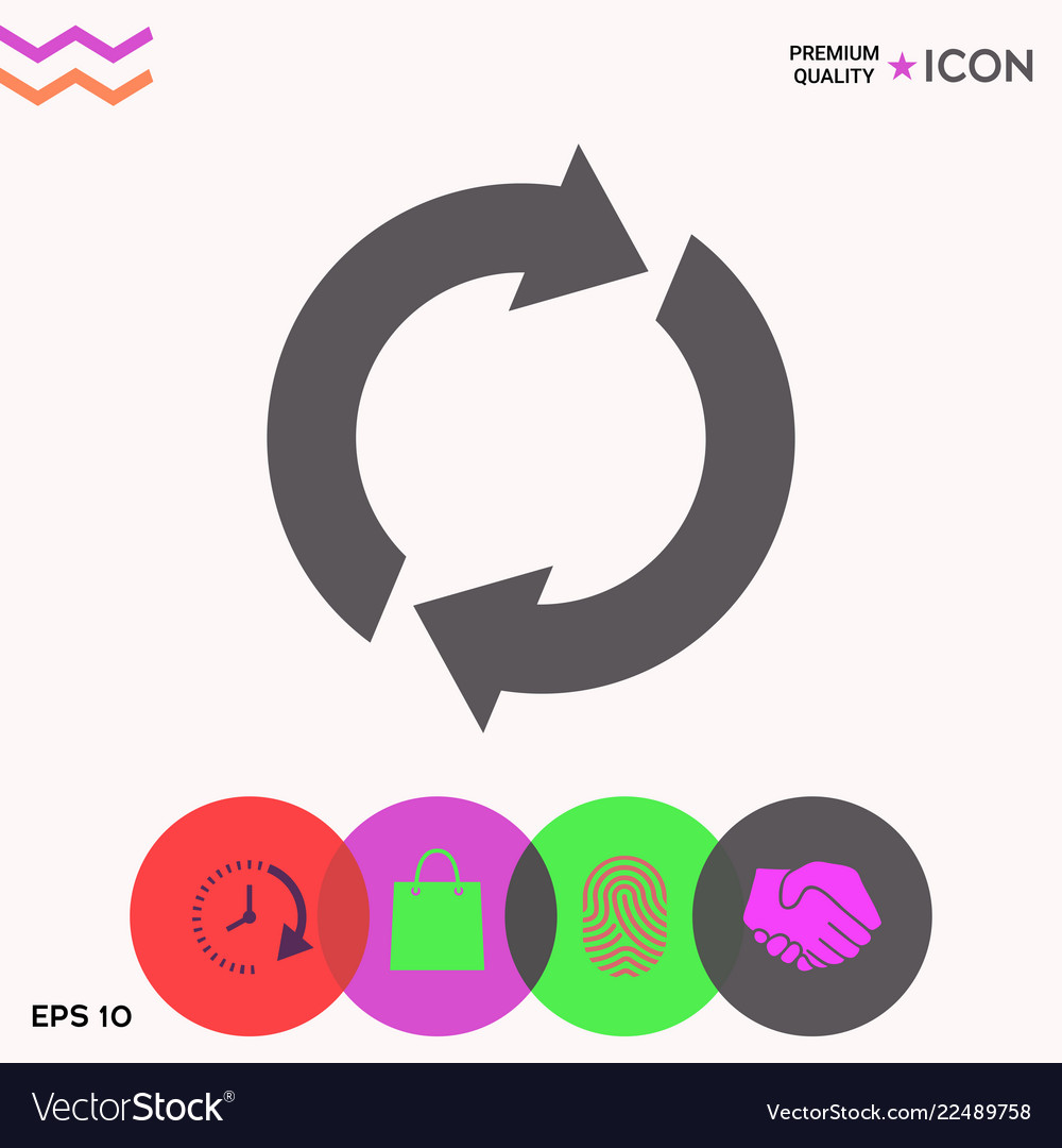 Reset button reload arrows