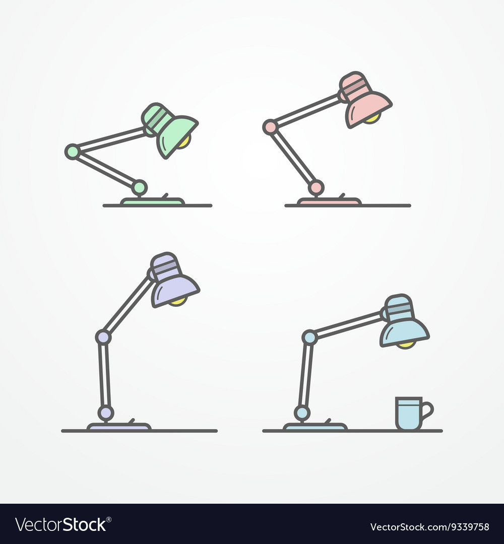 Table lamp line style