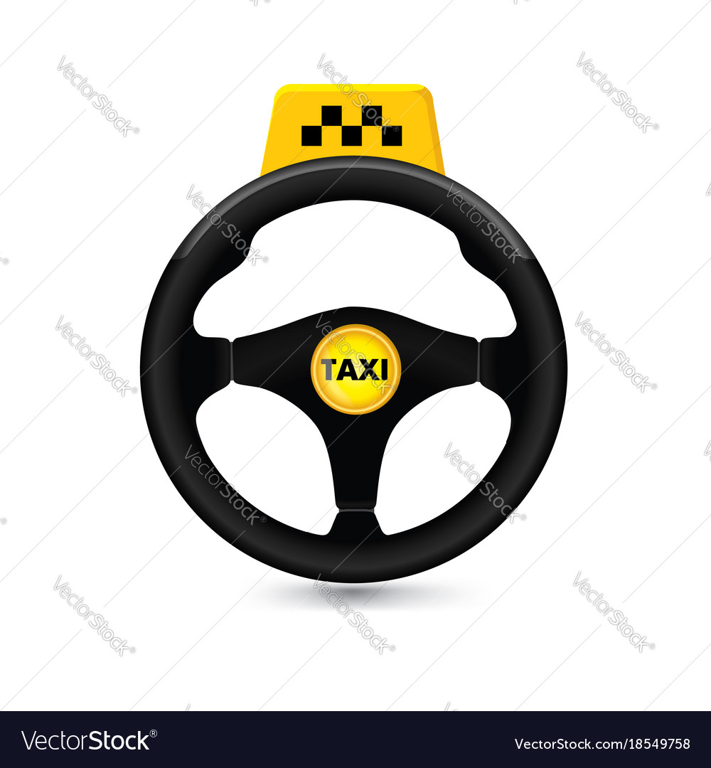 Taxi Auto Schild Rad Ikone