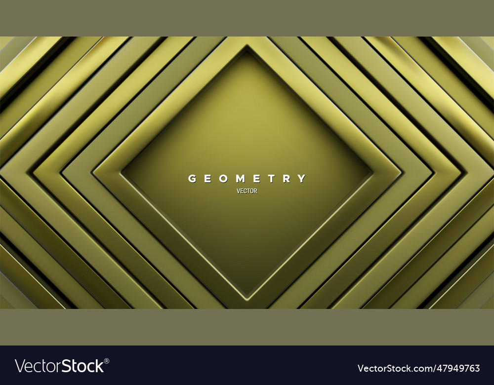 Abstract geometric background square frames vector image Abstract geometric background square frames