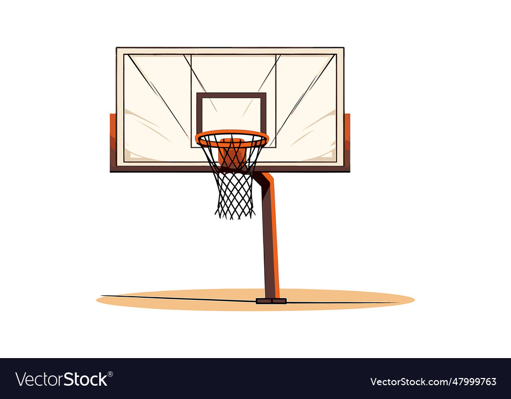 Basketball hoop Royalty Free Vector Image - VectorStock