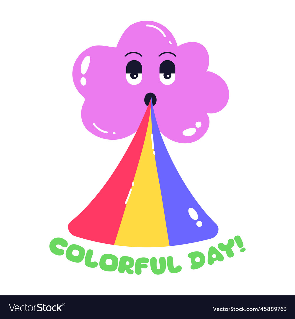 Colorful day Royalty Free Vector Image - VectorStock