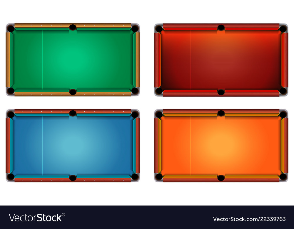 Empty Billiard Tables Set
