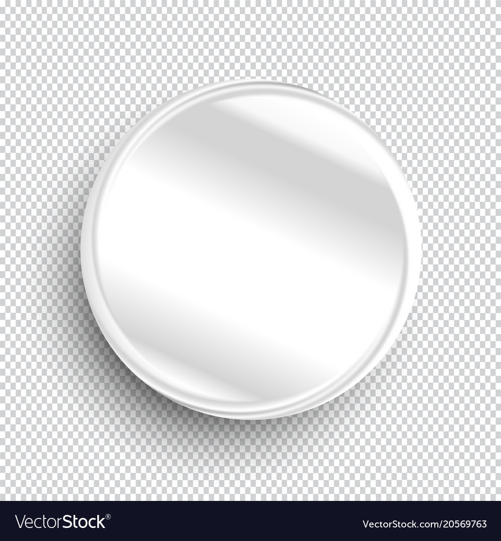 Empty circle banner or button