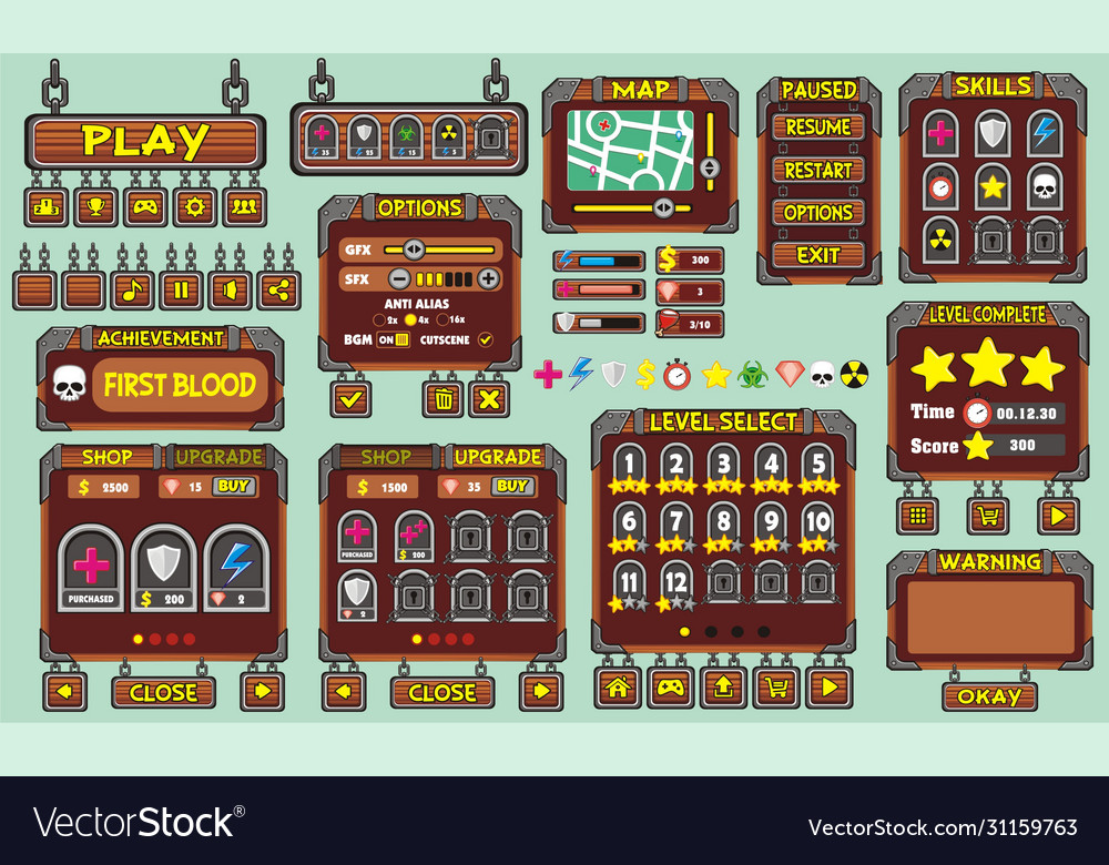 Platform Game UI