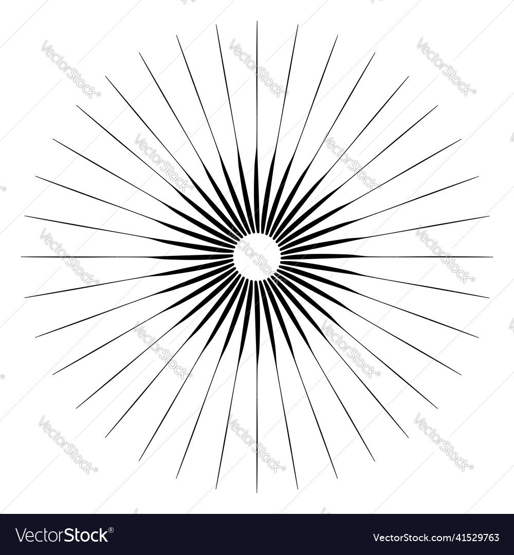 Radial converging radaiating lines abstract