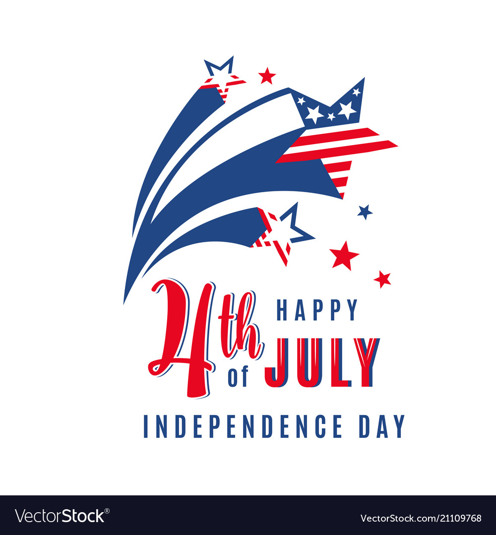 4th july celebration holiday banner vector image 4th july celebration holiday banner