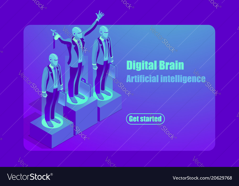 Artificial intelligence concept vector image Artificial intelligence concept