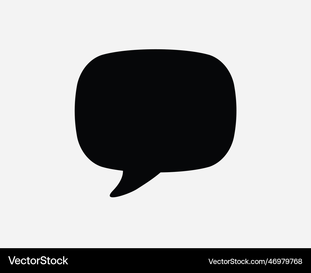 Chat bubble icon Royalty Free Vector Image - VectorStock