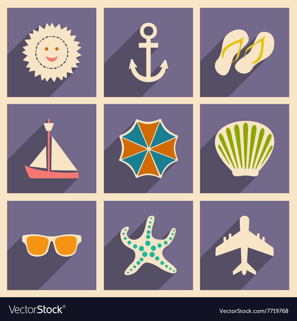 Flat with shadow concept and mobile application