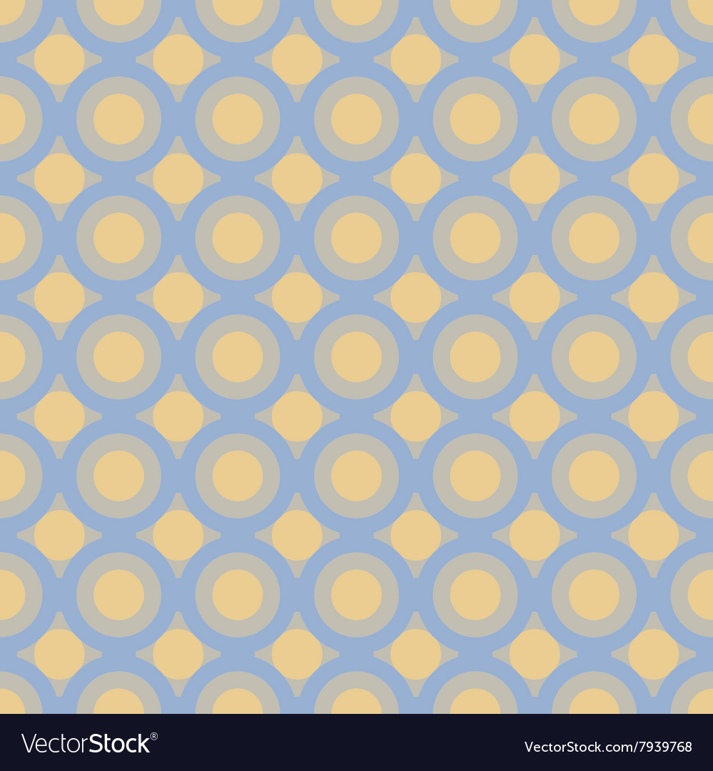 Geometry pattern circle seamless ornament Vector Image