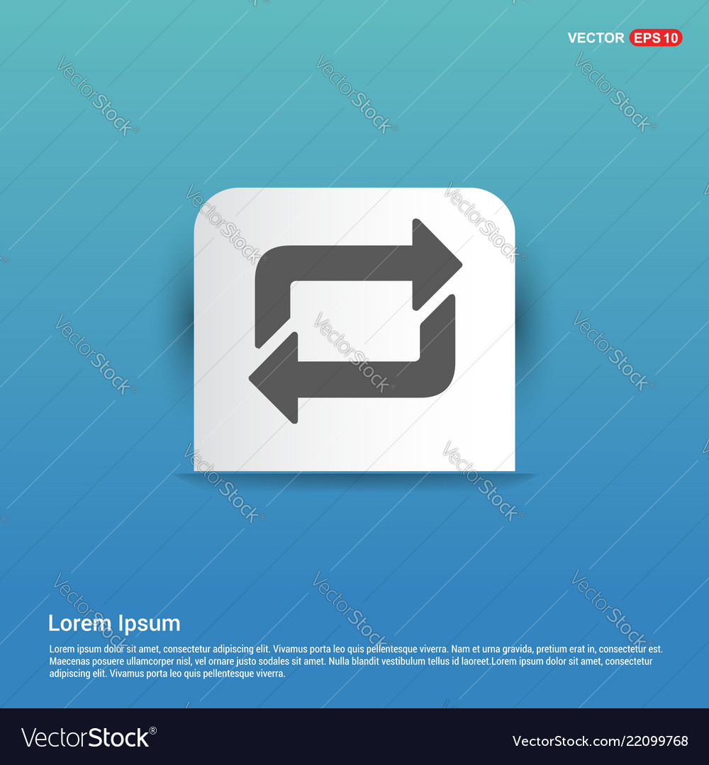 Reload Button - Circular Sticker