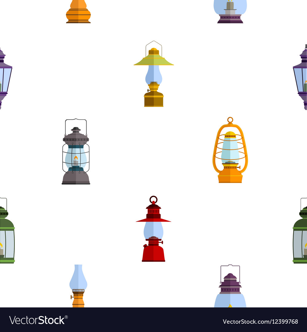 Seamless pattern with lanterns