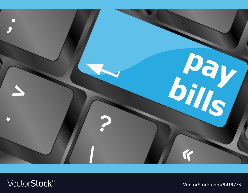 Bills-Taste auf der Computer-Tastatur
