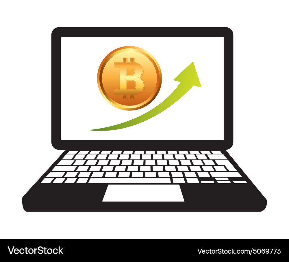Bit coin Royalty Free Vector Image - VectorStock