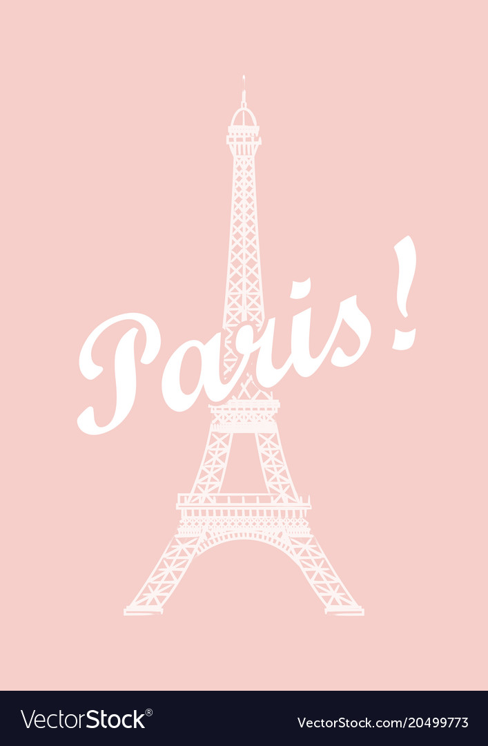 Eiffel tower isolated