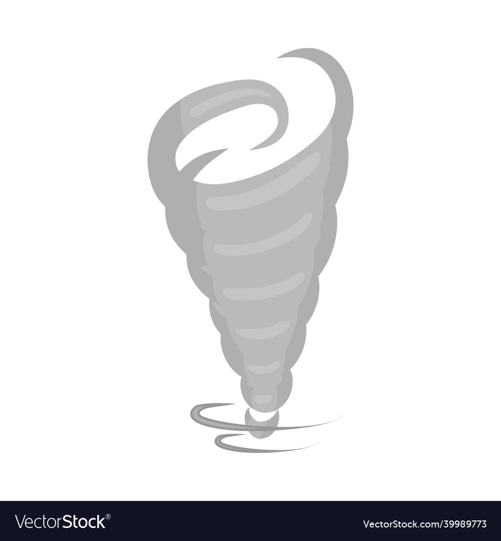 Isolated object of tornado and wind symbol web